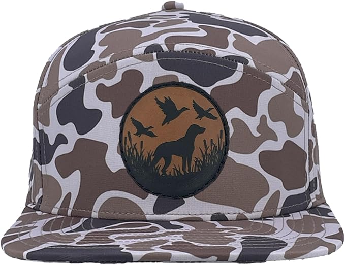 Zapped Headwear  Premium Hunting Hat - Ducks and Dog