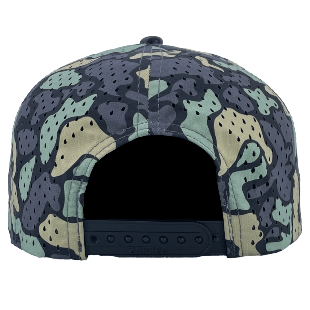 Custom Hat Blackhawk Dino Camo back