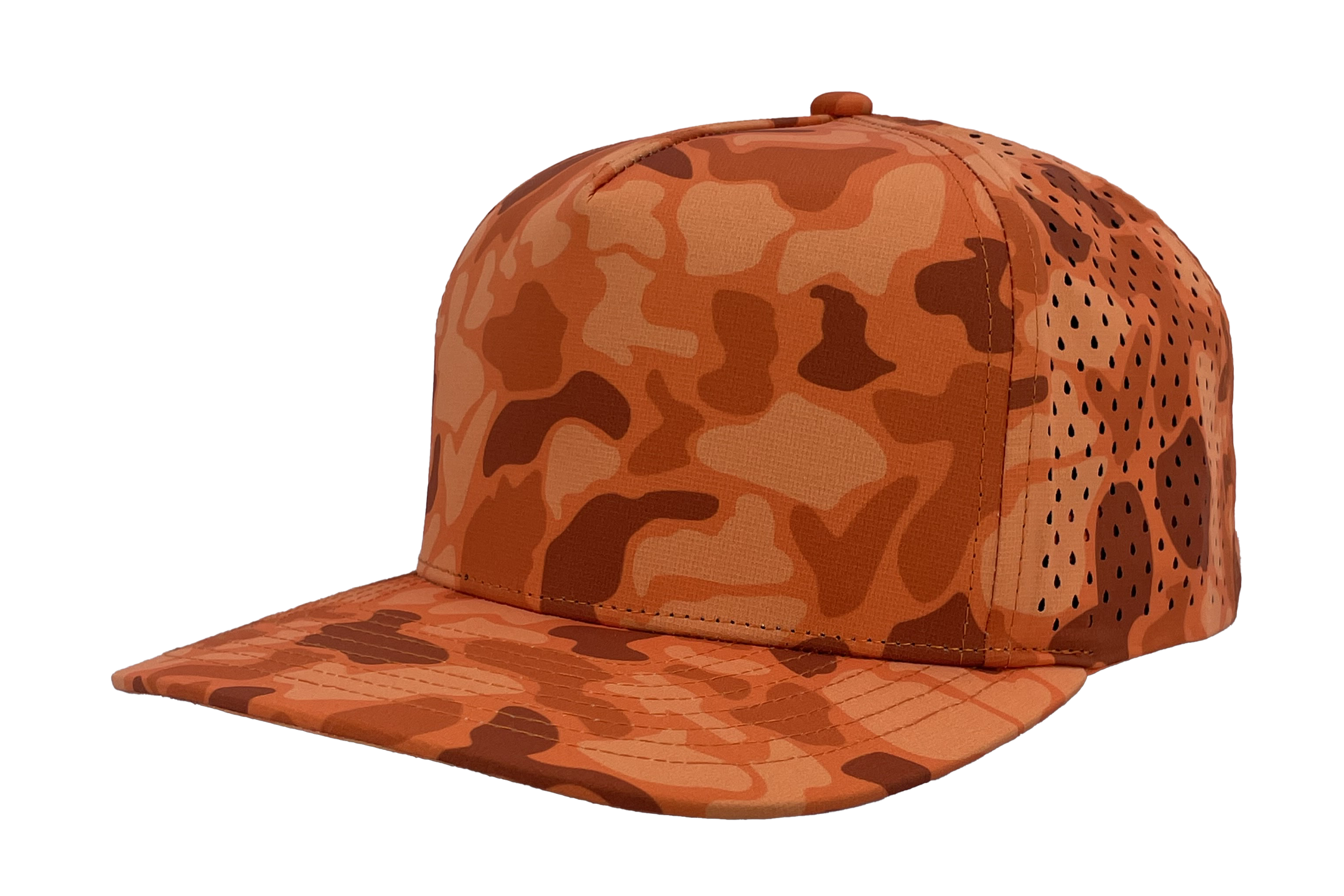 Custom Hat Blackhawk Hunting Orange Camo slant