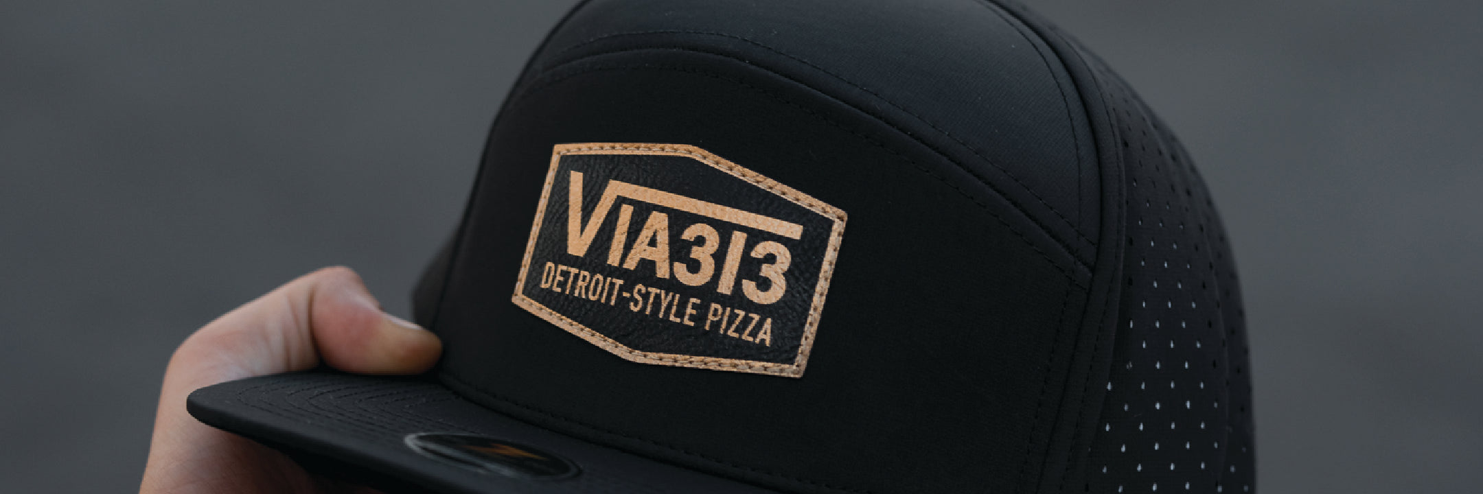 Via 313 Pizza Custom Hat Black Osprey