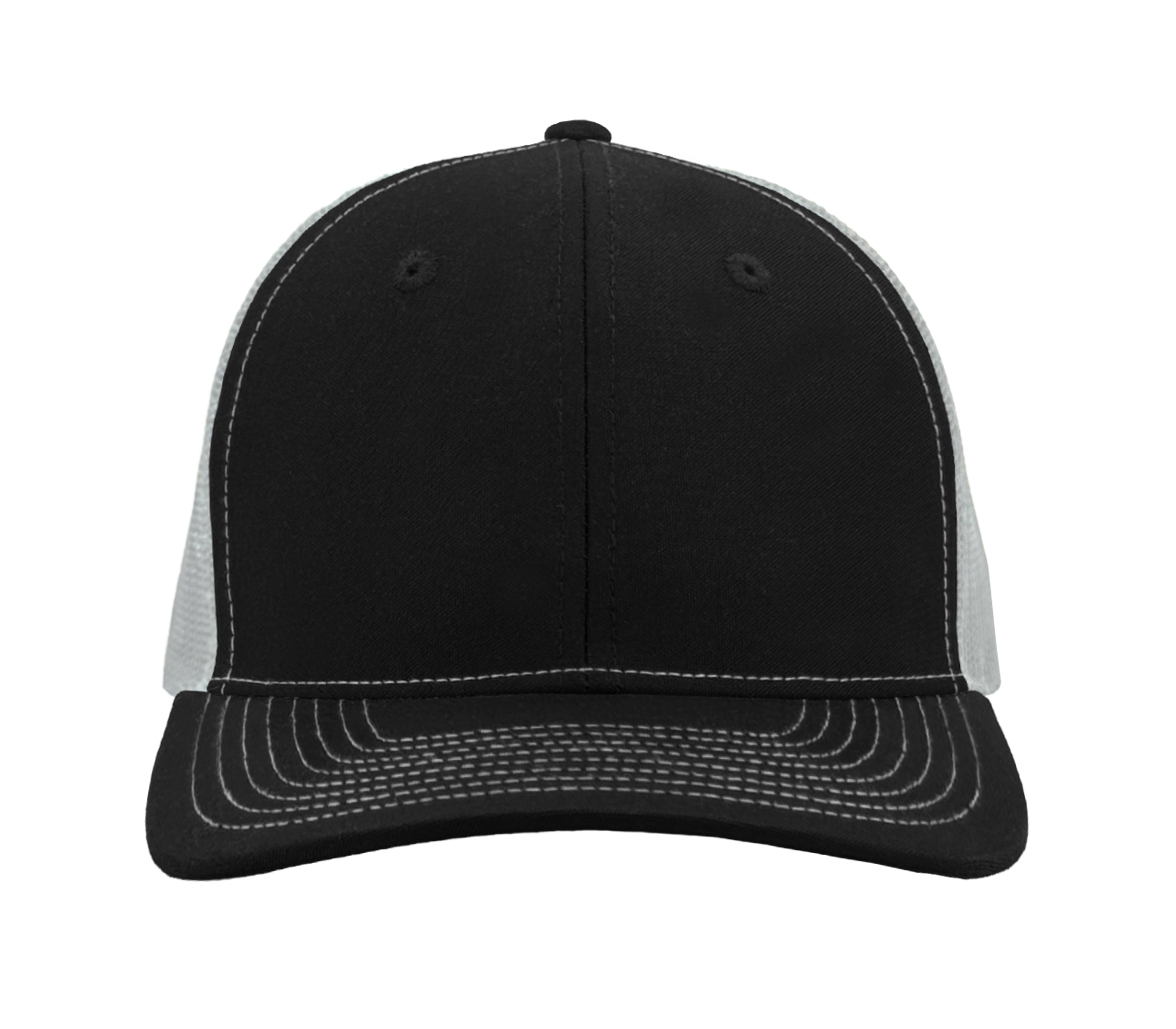 Black white richardson 112 equivalent zapped headwear warrior