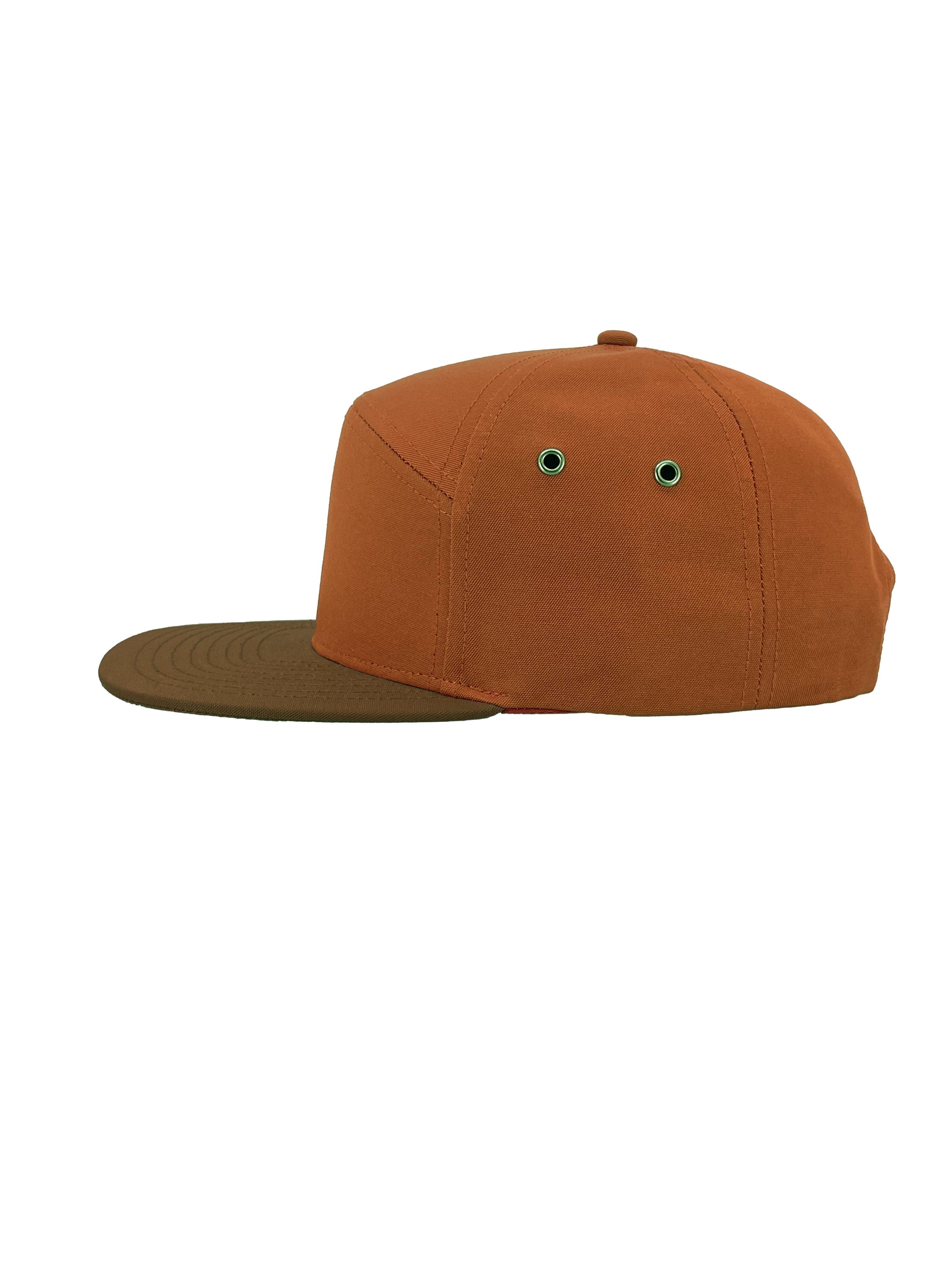 custom hat gunny orange brown side