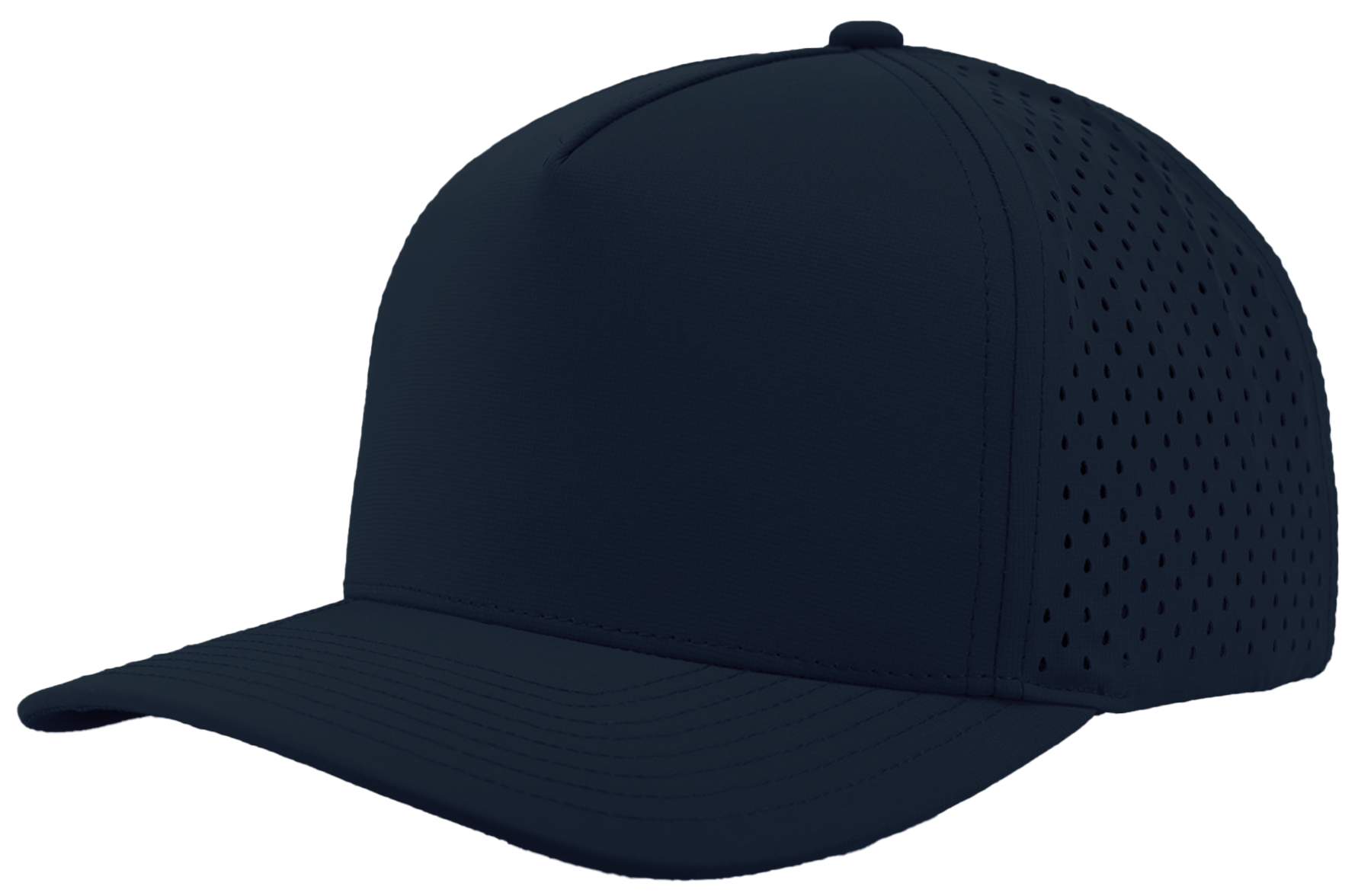 custom hat navy blackhawk 5 panel