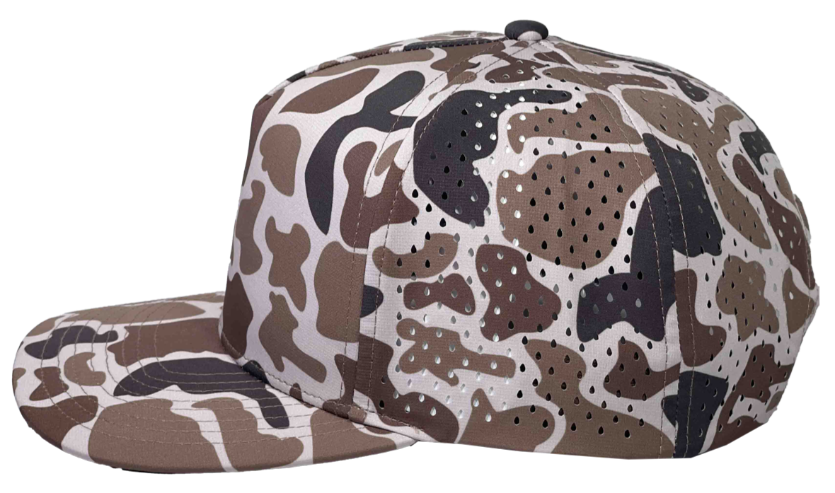 side old school camo blackhawk Custom Hat 