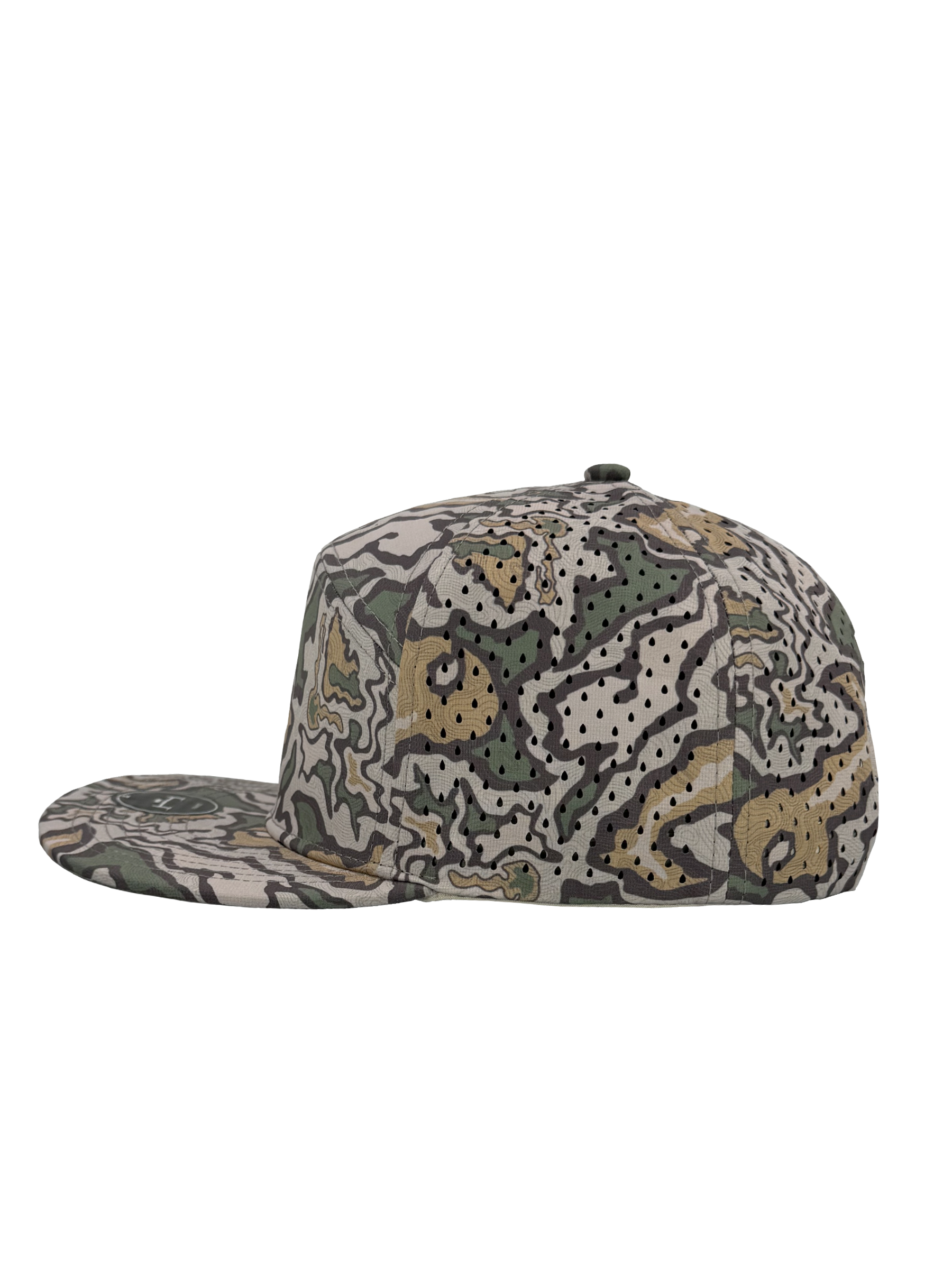 Custom hat zapped headwear desert geographic topo line pattern osprey