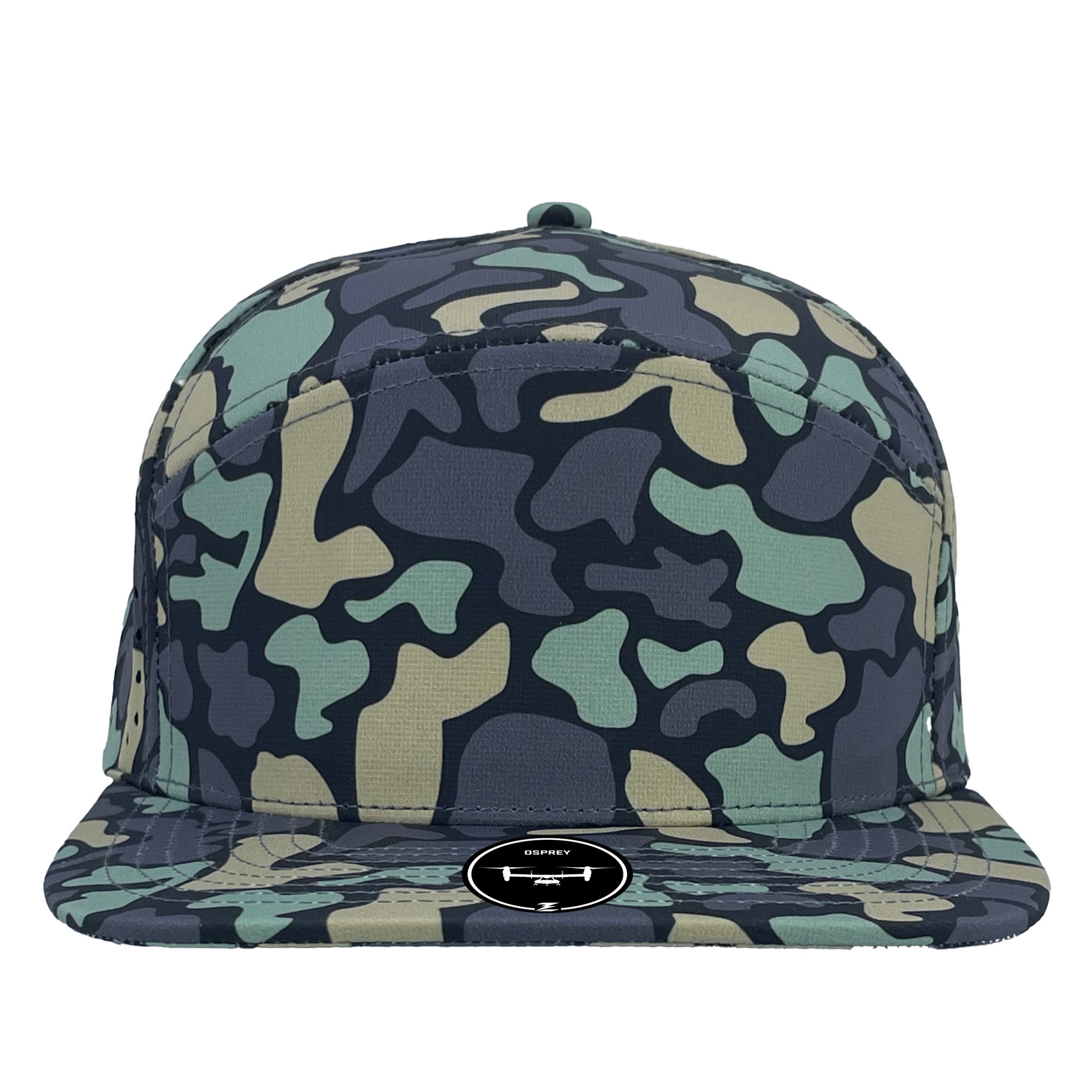 dino camo osprey custom hat front