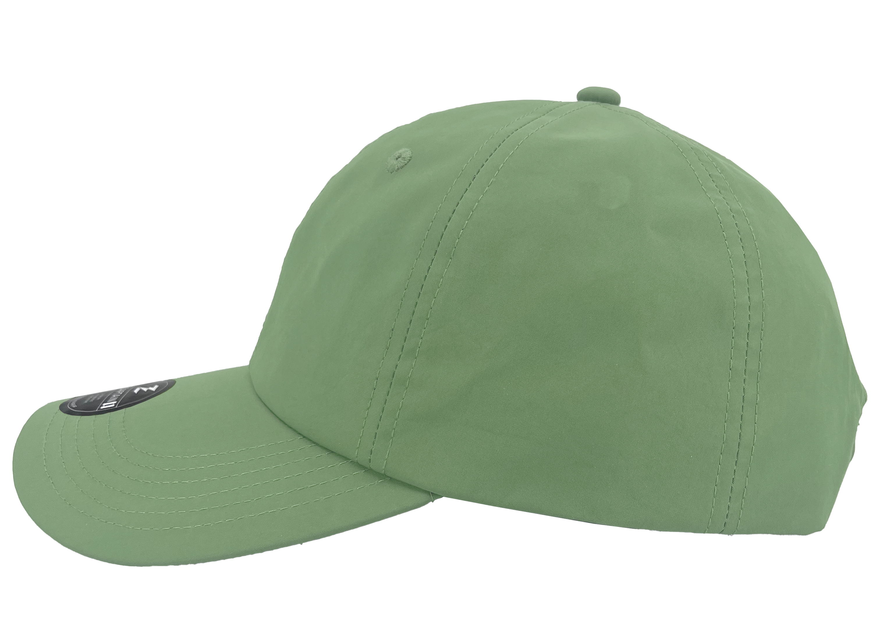 Custom Hat captain unstructured dad hat sage green