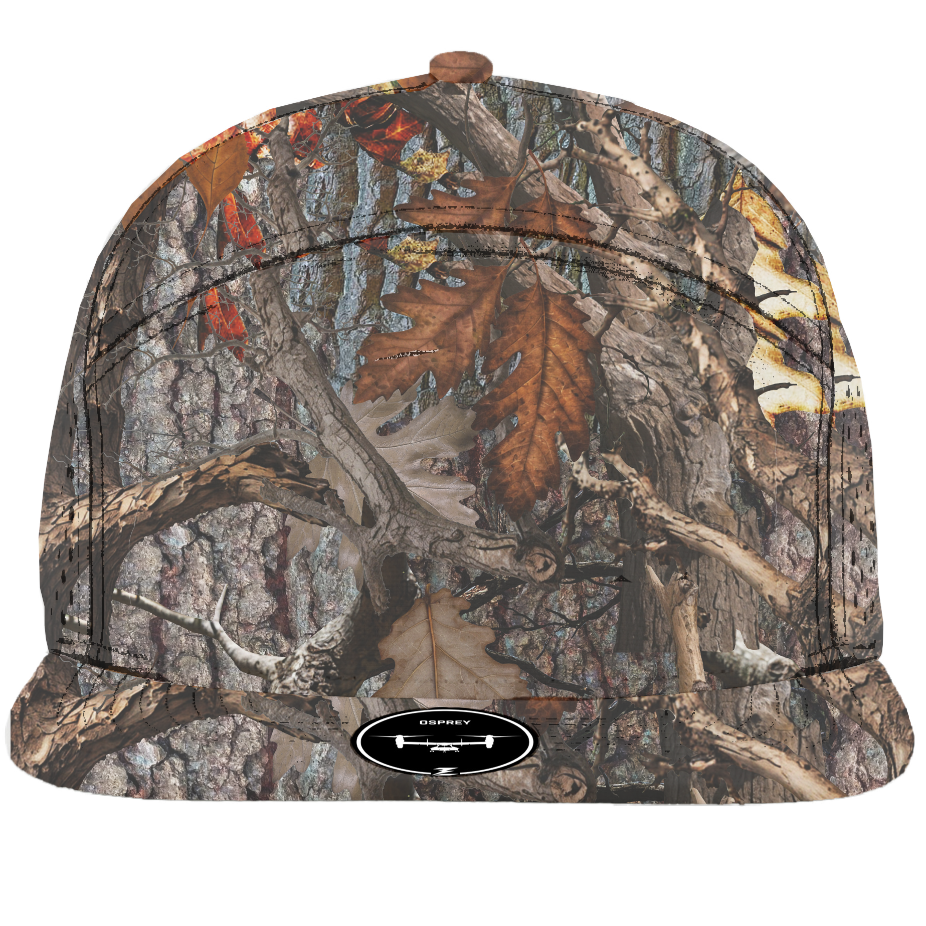 oak camo osprey flatbill 7 panel hat