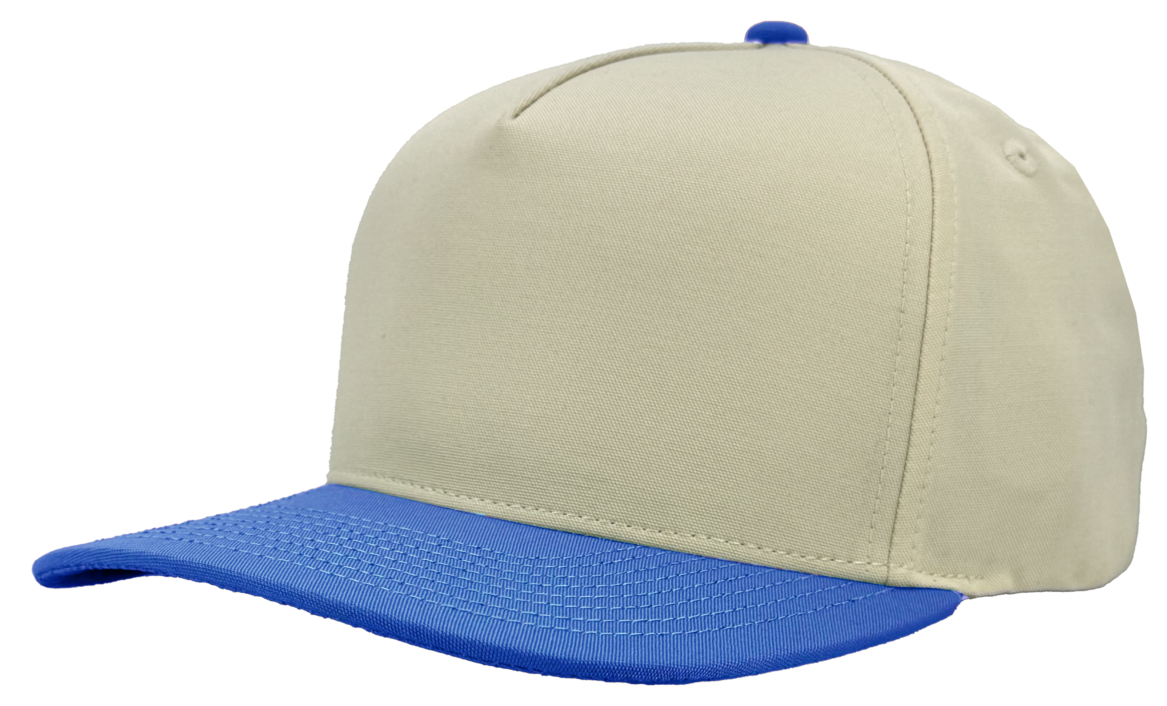 patriot 5 panel vintage hat white royal blue