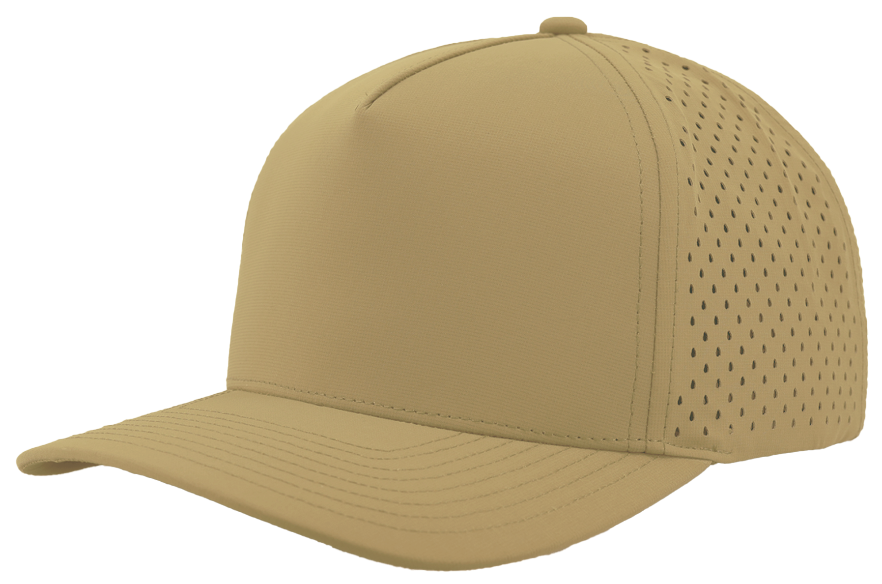 khaki front side view of blackhawk by zapped headwear Custom Hat 