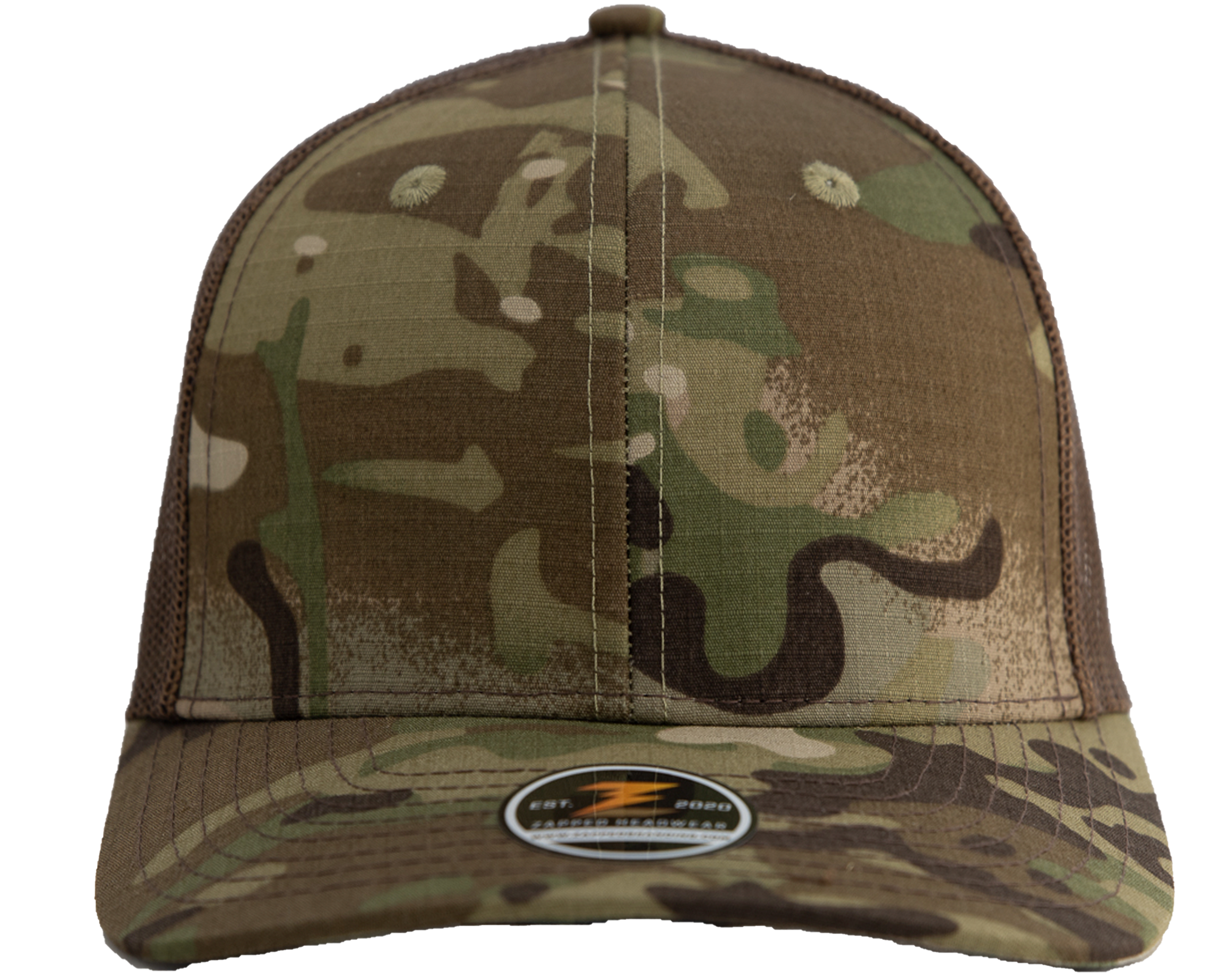 Chocolate Chip & Birch Leather Patch Hat – Sportsman Camo Covers